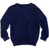 Christopher Ribbed Hem Crew Neck Long Sleeve Sweater, Narragansett Navy - Sweaters - 6 - thumbnail