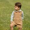 Oliver Corduroy Sleeveless Button Shoulder Overalls, Clubhouse Camel - Overalls - 2 - thumbnail