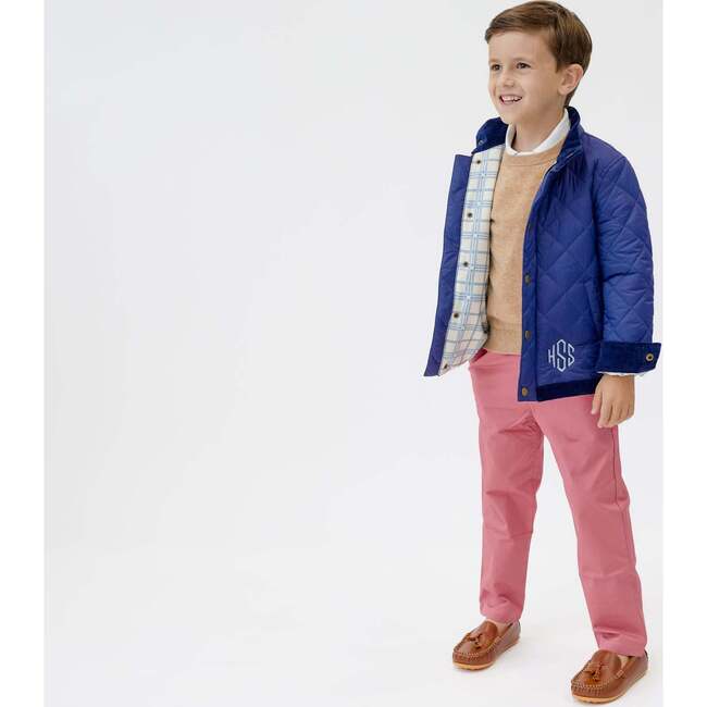 Bradford Slim-Fit Chino Pocket Trousers, Capeside Cranberry