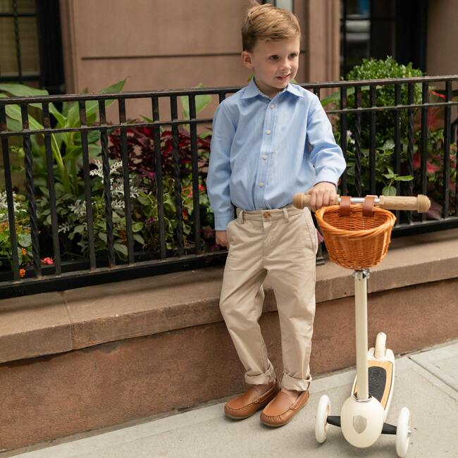 Bradford Slim-Fit Chino Pocket Trousers, King's Way Khaki