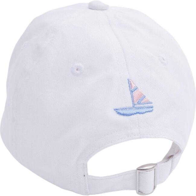 Caddie Adjustable Baseball Cap, Wimbledon White - Hats - 4