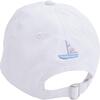 Caddie Adjustable Baseball Cap, Wimbledon White - Hats - 4 - thumbnail