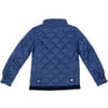 Bradley Barn High Collar Long Sleeve Quilted Jacket, Narragansett Navy - Jackets - 6 - thumbnail