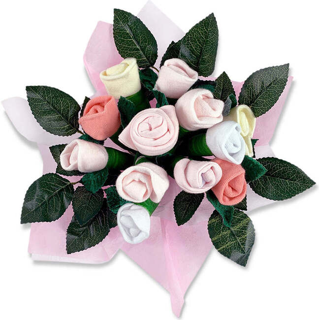 Personalized Harriet Highland Cow Welcome Baby Hamper, Pink - Mixed Apparel Set - 4