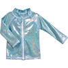 Zip Front Swim Jacket, Sea Sparkle - Rash Guards - 1 - thumbnail
