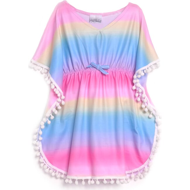 Kala Beach Swim Cover-Up, Rainbow Ombre - Cover-Ups - 1