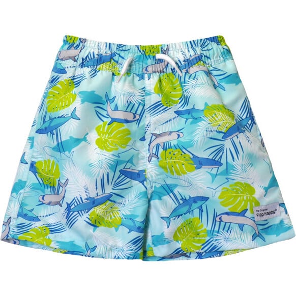 UPF 50 Wesley Mesh Liner Swim Trunks, Undersea Paradise