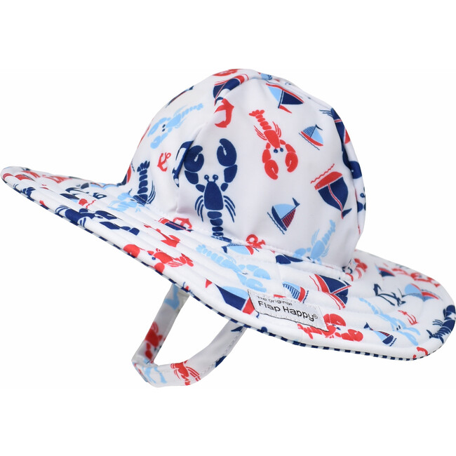 UPF 50+ Summer Splash Swim Hat, Sunday Sails