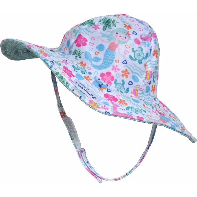 UPF 50+ Summer Splash Swim Hat, Mermaid Lagoon - Sun Hats - 1