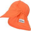 UPF 50+ Swim Flap Hat, Orange - Sun Hats - 1 - thumbnail