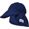 UPF 50+ Swim Flap Hat, Navy - Sun Hats - 1 - thumbnail