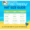 UPF 50+ Swim Flap Hat, White - Sun Hats - 2