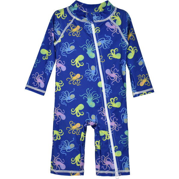 UPF 50 Long Surf Swimsuit, Octo-Pop - Rash Guards - 1