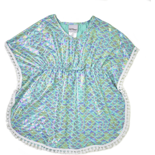 UPF 50+ Kaia Beach Swim Cover-Up, Fairy Tale Scales