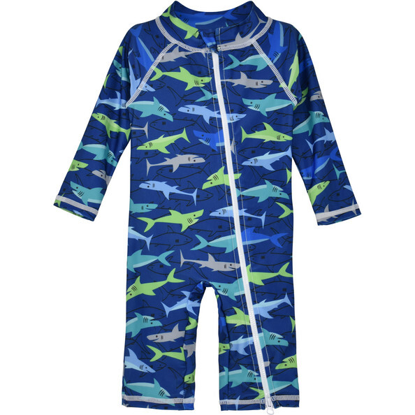 UPF 50 Long Surf Swimsuit, Sharky