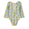 Charlie Rash Guard Swimsuit, Pineapple Passion - One Pieces - 2