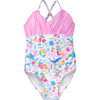 UPF 50+Mermaid Shell Swimsuit, Mermaid Friends - One Pieces - 1 - thumbnail