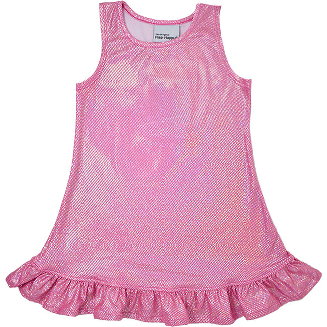 UPF 50 Jilian A-Line Dress, Pink Sparkle - Dresses - 1