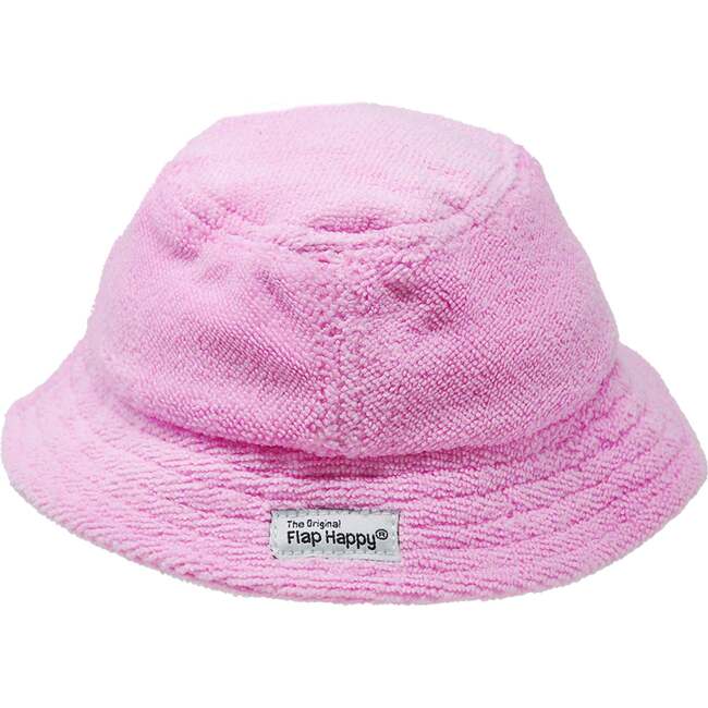 UPF 50+Terry Beach Bucket Hat, Pink
