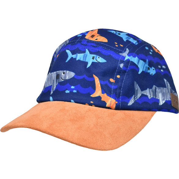 UPF 50+ Cam-Cam Cap, Artsy Shark - Sun Hats - 1