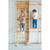 Neem Swedish Wall Ladder & Indoor Wooden Climber for Kids – Home Gym Playset, 79"H - Activity Gyms - 2 - thumbnail