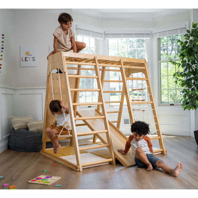 Magnolia - Real Wood 7-in-1 Playset, Multyi-Color - Activity Gyms - 3