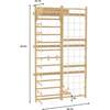 Neem Swedish Wall Ladder & Indoor Wooden Climber for Kids – Home Gym Playset, 94.5" H - Activity Gyms - 7 - thumbnail