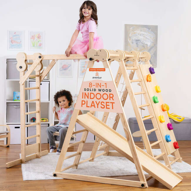 Chestnut - 8-in-1 Jungle Gym for Toddlers