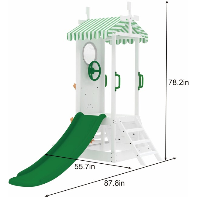 Aloe Outdoor Mini Playset for Toddlers – Water Slide & Backyard Fun
