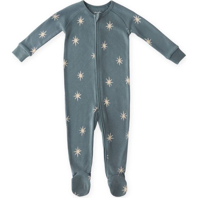 Ribbed Baby Sleeper, Starry Midnight