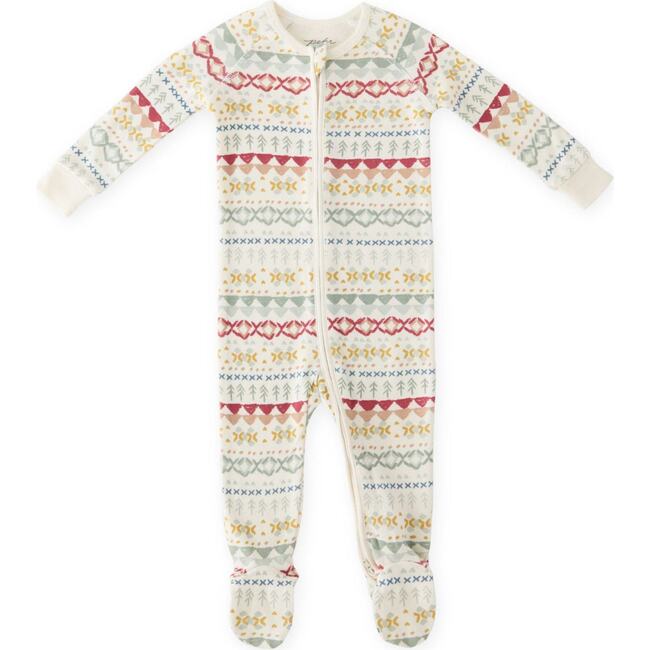 Ribbed Baby Sleeper, Fair Isle