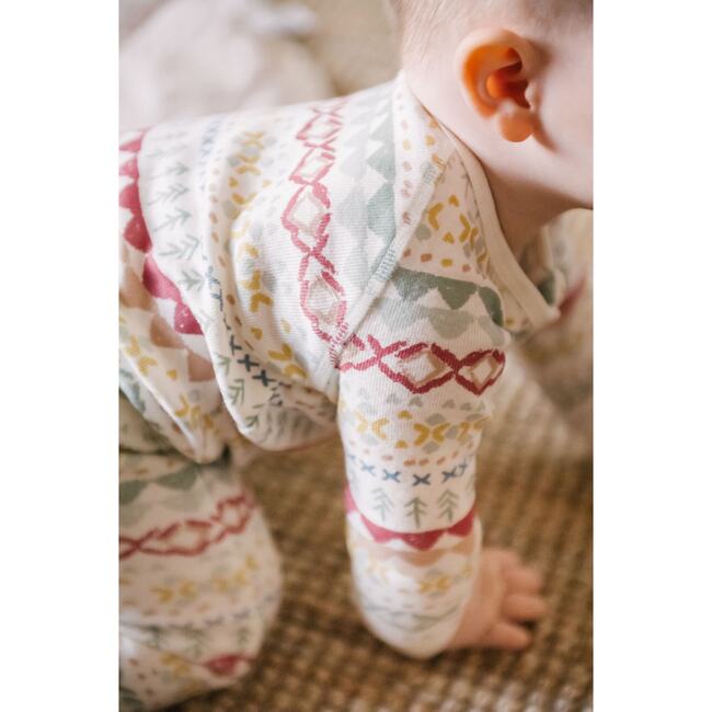 Ribbed Baby Sleeper, Fair Isle - Pajamas - 5