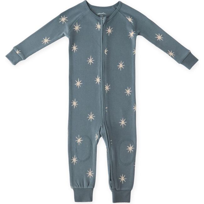 Ribbed Baby Footless Sleeper, Starry Midnight
