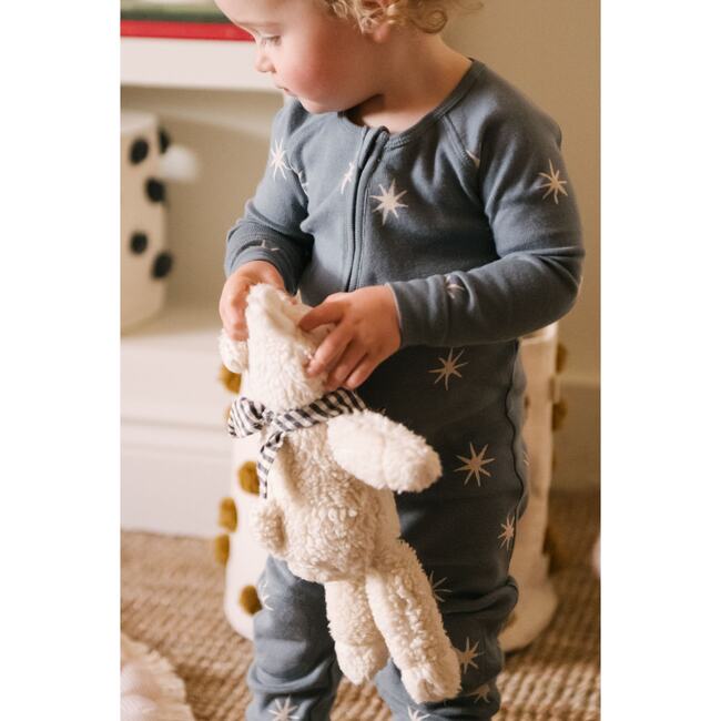 Ribbed Baby Footless Sleeper, Starry Midnight - Pajamas - 3