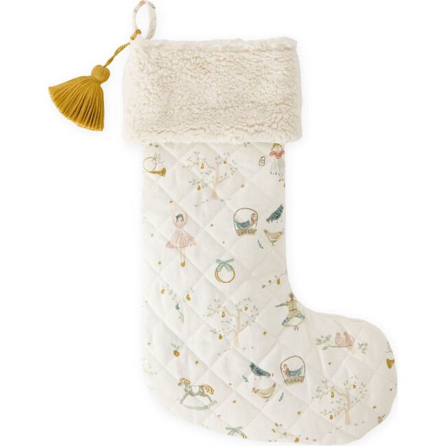 Holiday Stocking, Partridge in a Pehr Tree