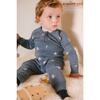 Ribbed Baby Footless Sleeper, Starry Midnight - Pajamas - 4