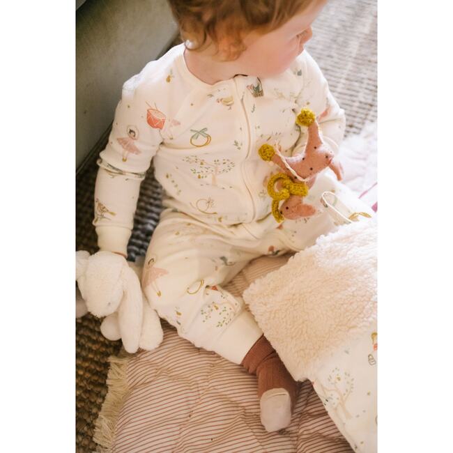 Ribbed Baby Footless Sleeper, Partridge in a Pehr Tree - Pajamas - 5