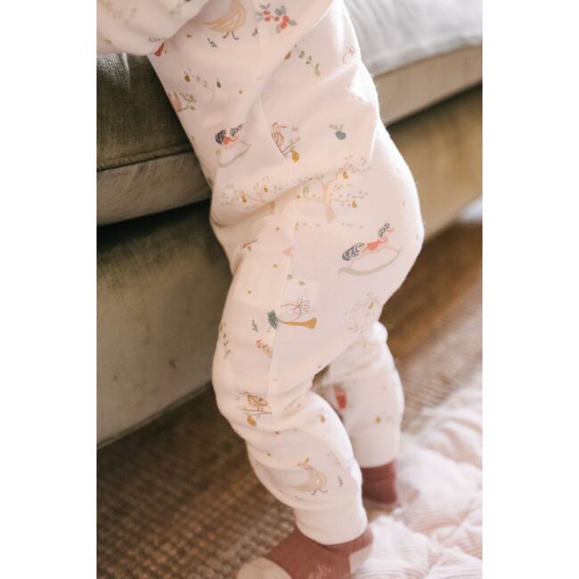 Ribbed Baby Footless Sleeper, Partridge in a Pehr Tree - Pajamas - 6