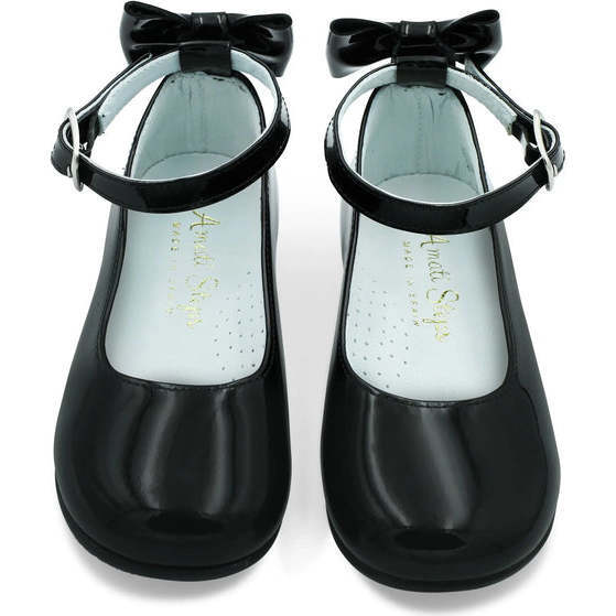 Ava Mary Jane Shoes, Black Patent Leather