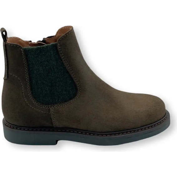 Marco Chelsea Boots, Olive Seude