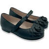 Camille Mary Jane Shoes, Black Leather - Mary Janes - 2 - thumbnail