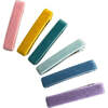 Velvet Bar Clips Bundle Set, Sweet Macarons - Hair Accessories - 3