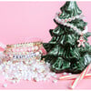 Pastel Pink Merry Christmas Gingerbread Charm DIY Bead Jar - Craft Kits - 2 - thumbnail