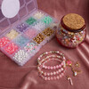 Pastel Holiday DIY Pink Letter Bead Box - Craft Kits - 2 - thumbnail