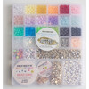Over 3000-Piece Rainbow Bead Kit with Letters, Charms, and Stretch Cord - Craft Kits - 2 - thumbnail