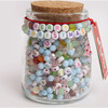 Multicolor Merry Christmas DIY Letter Bead Jar with Pink Christmas Tree Charm - Craft Kits - 3 - thumbnail