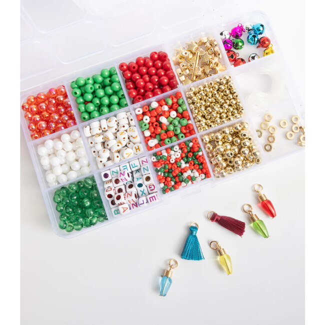 Christmas Bells and Lights Muliticolor DIY Bead Box Kit