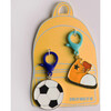 Enamel Soccer Ball and High-Top Sneaker Backpack Charm Set of 2 - Other Accessories - 2 - thumbnail