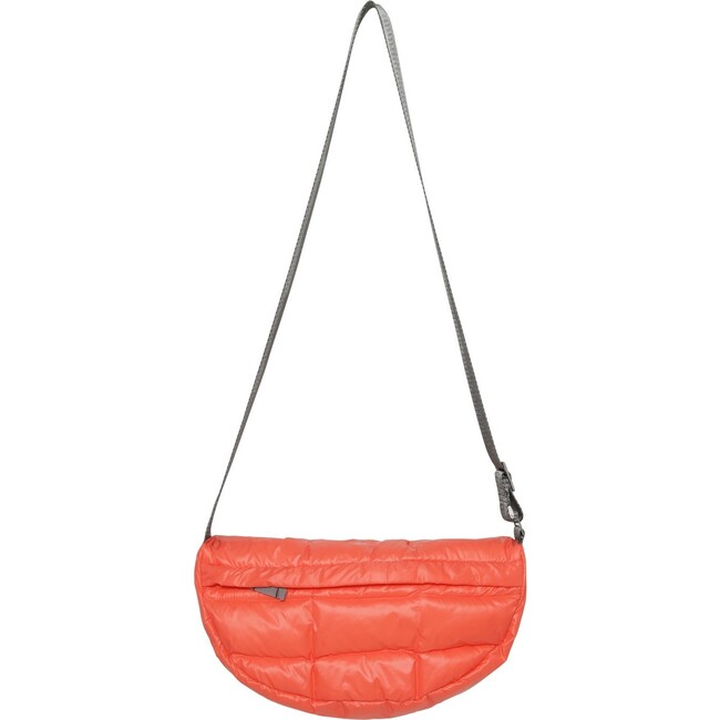 Small Adjustable Shoulder Strap Crossover Zipper Bag, Sienna