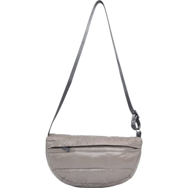 Small Adjustable Shoulder Strap Crossover Zipper Bag, Caramel